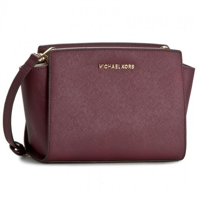 MICHAEL KORS Selma Plum torba