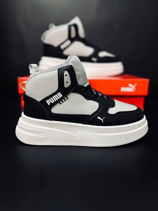 Женские кроссовки Puma Кожаные зимові кросівки пума