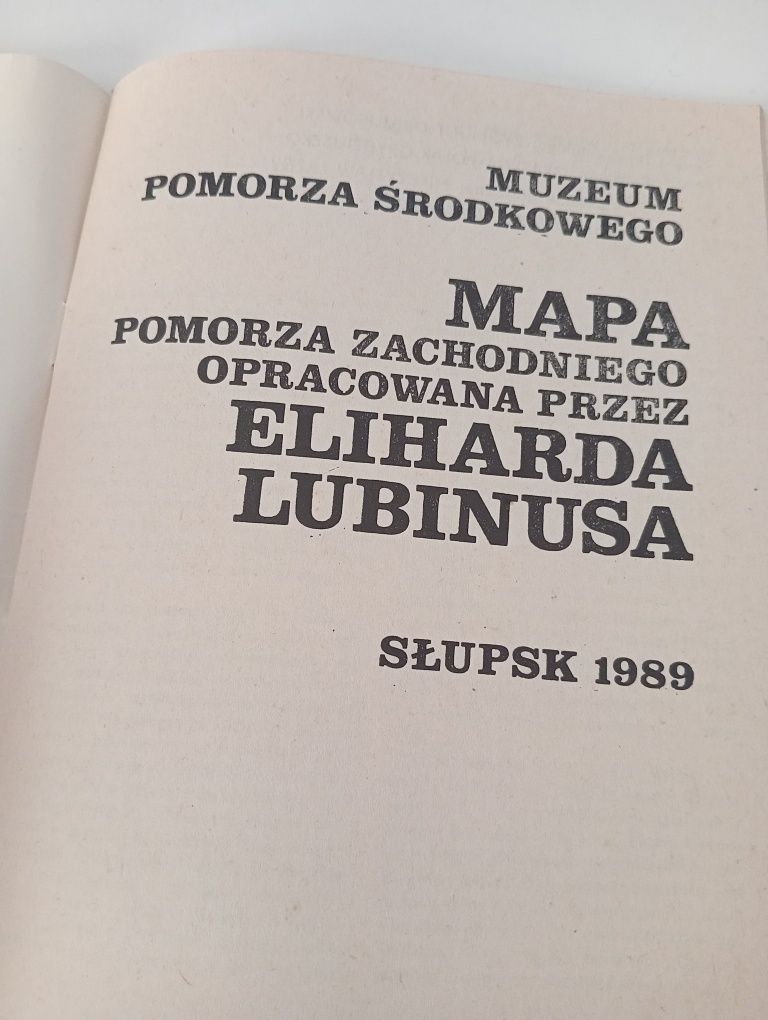 Mapa Pomorza zachodniego - Lubinus
