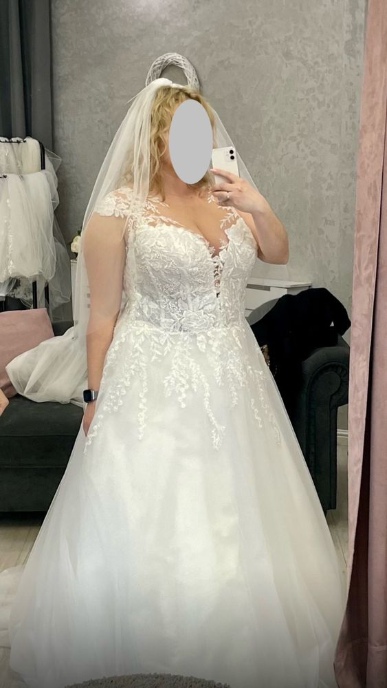 Suknia ślubna ivory Anna Sposa zestaw