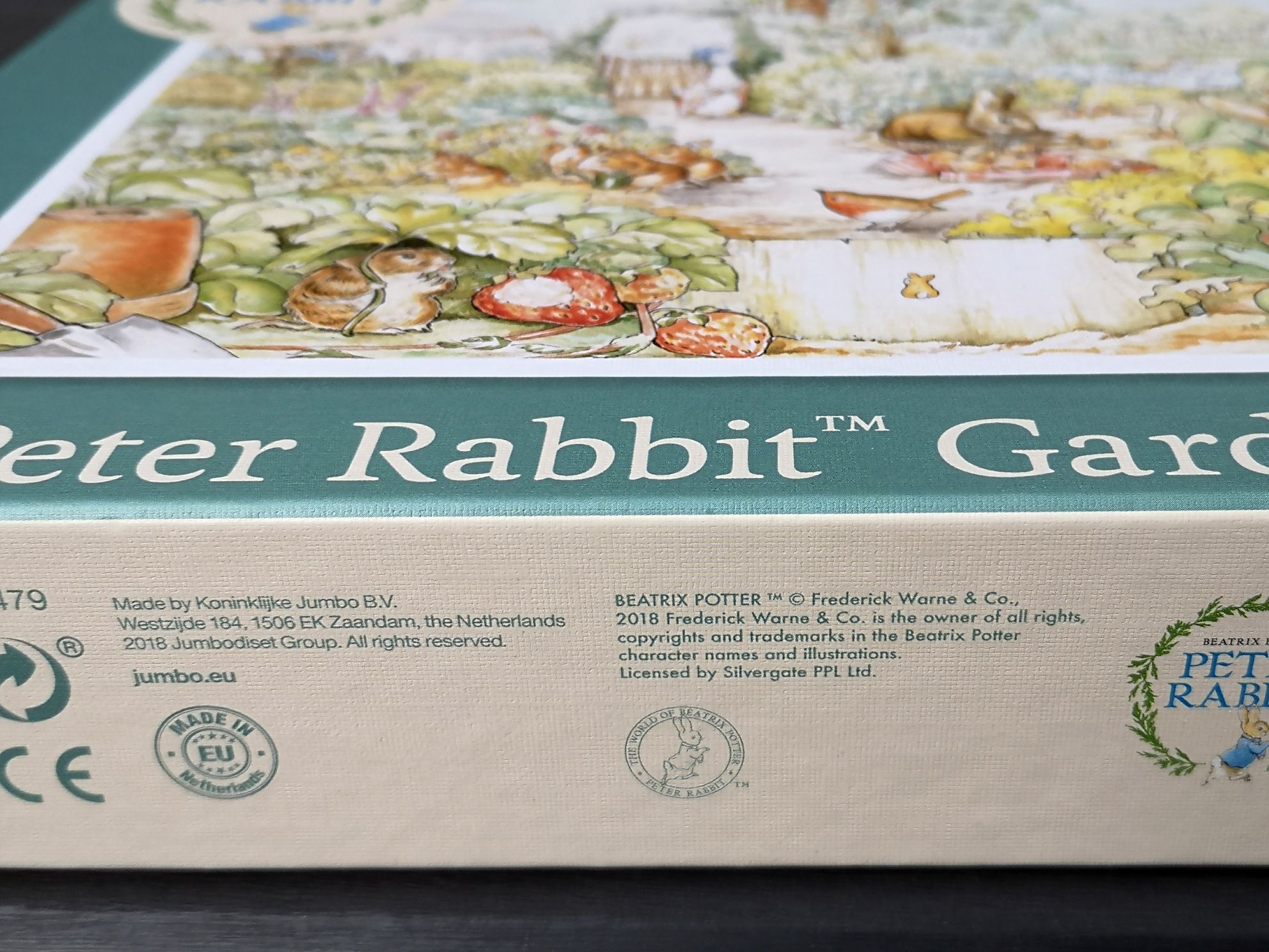 Puzzle 500 Jumbo Peter Rabbit Beatrix Potter Garden nie 1000