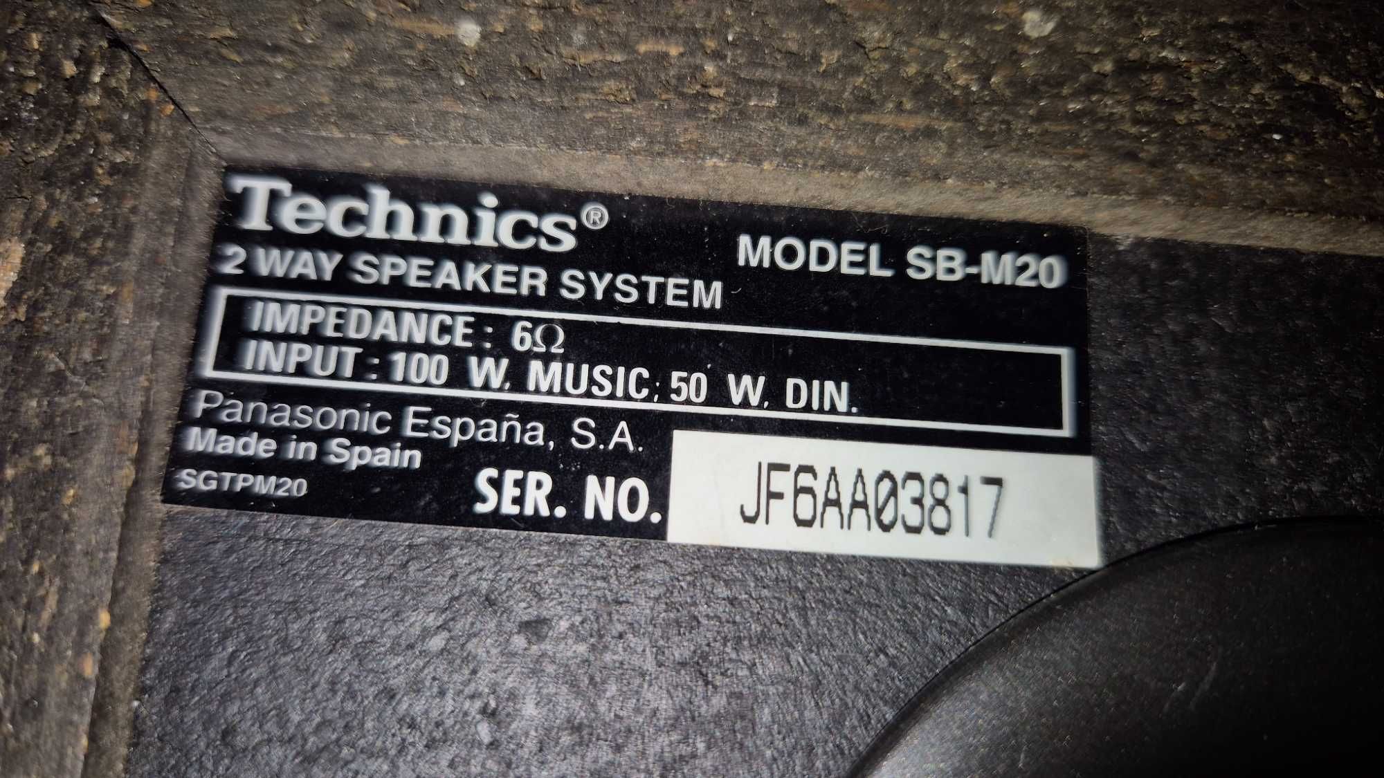 Wzmacniacz PW 7020 amplifier kolumny technics SB-M20