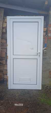 Drzwi aluminiowe z demontażu 96x203