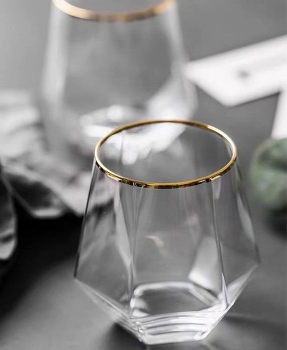Склянка для віскі та соку/450мл DS Crystal Gold