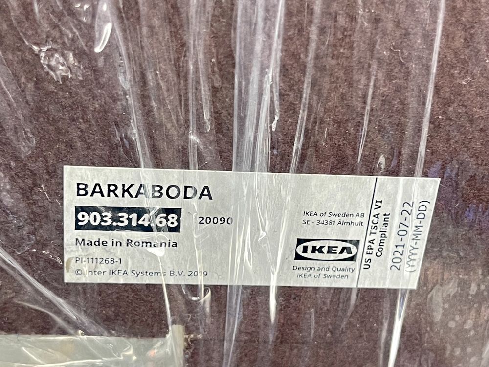 79cm IKEA blat BARKABODA naturalny fornir orzech garaż warsztat gruby