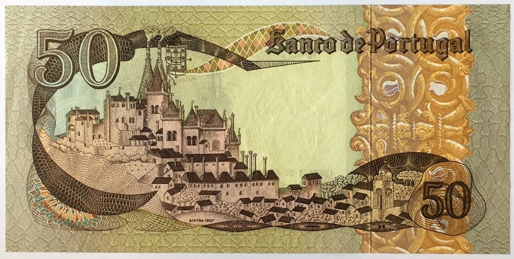 50 escudos, 1980 - Infanta D. Maria. Notas seriadas Ch.9