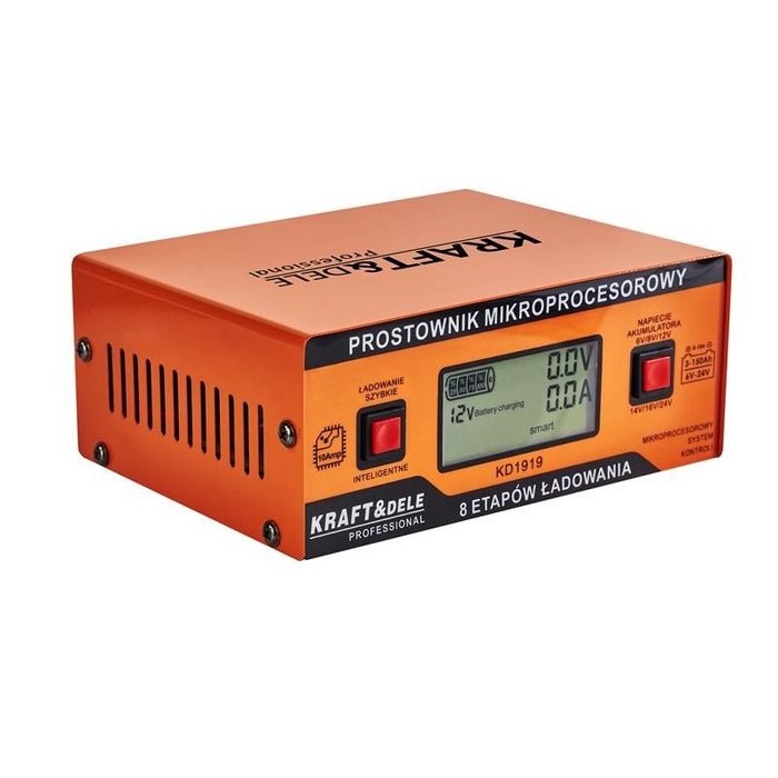 Nowy prostownik mikroprocesorowy 10A 6/8/12/14/16/24 V