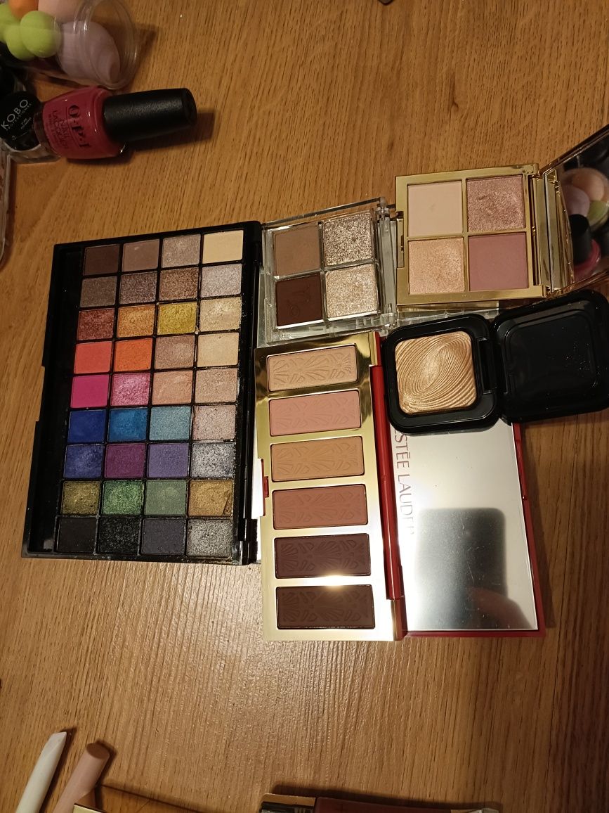 Palety cieni Estee lauder, kiko, colour pop, make up geek, catrice
