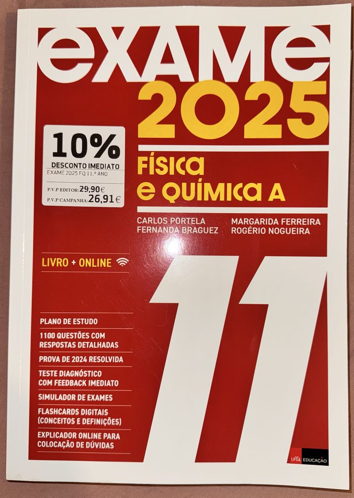 Livro exame nacional física química 11°ano