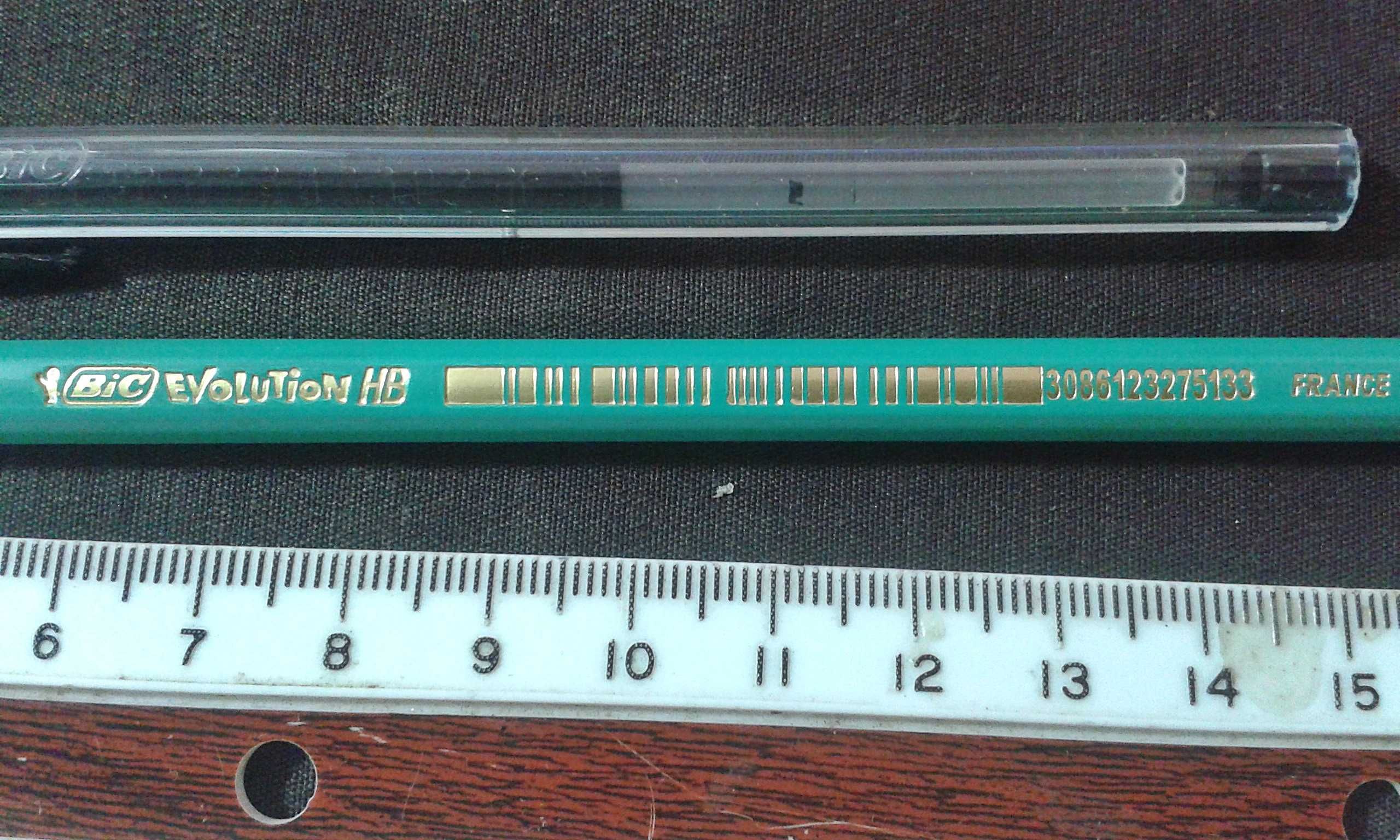 Lapis BIC Evolution HB. com borracha. Conjunto de 4.