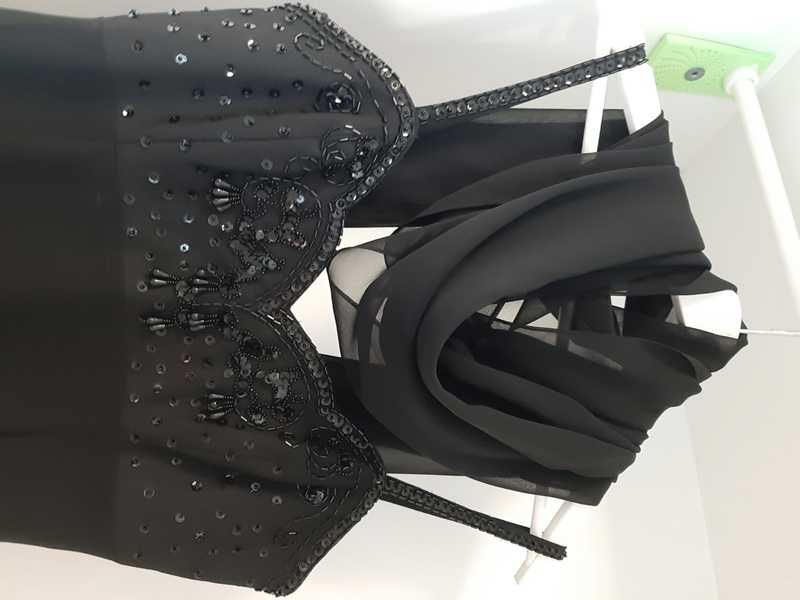 Bonito e muito elegante Vestido de Cerimónia Tm 42, "COMO NOVO"