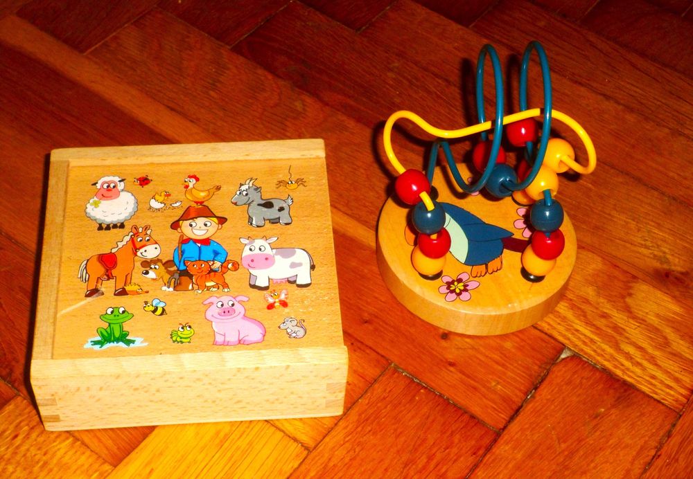 Drewniany zestaw Mula Memo