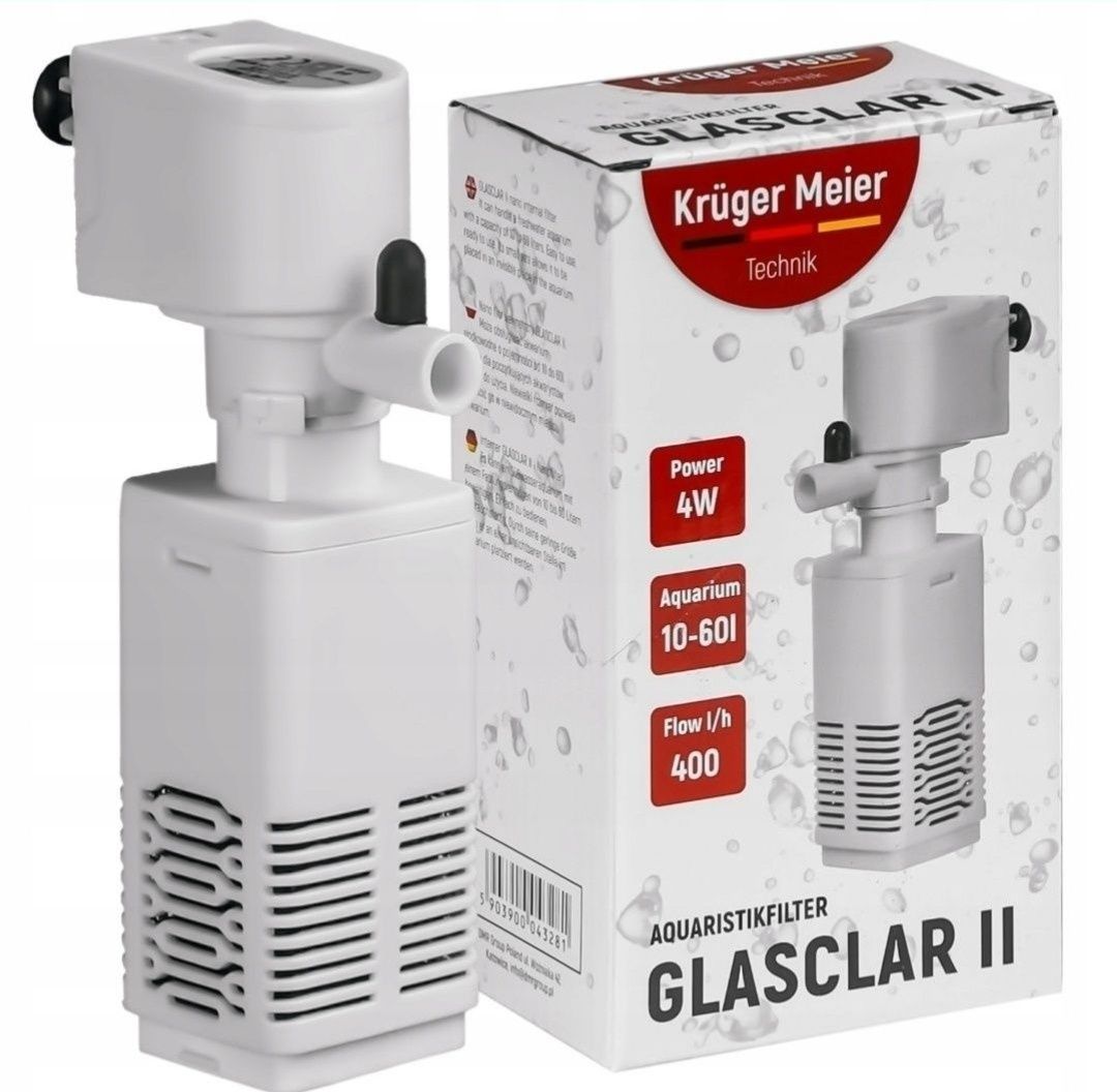 Nowy filtr wewnętrzny 400L/h do akwarium akwarystyczny

Miniaturowy fi
