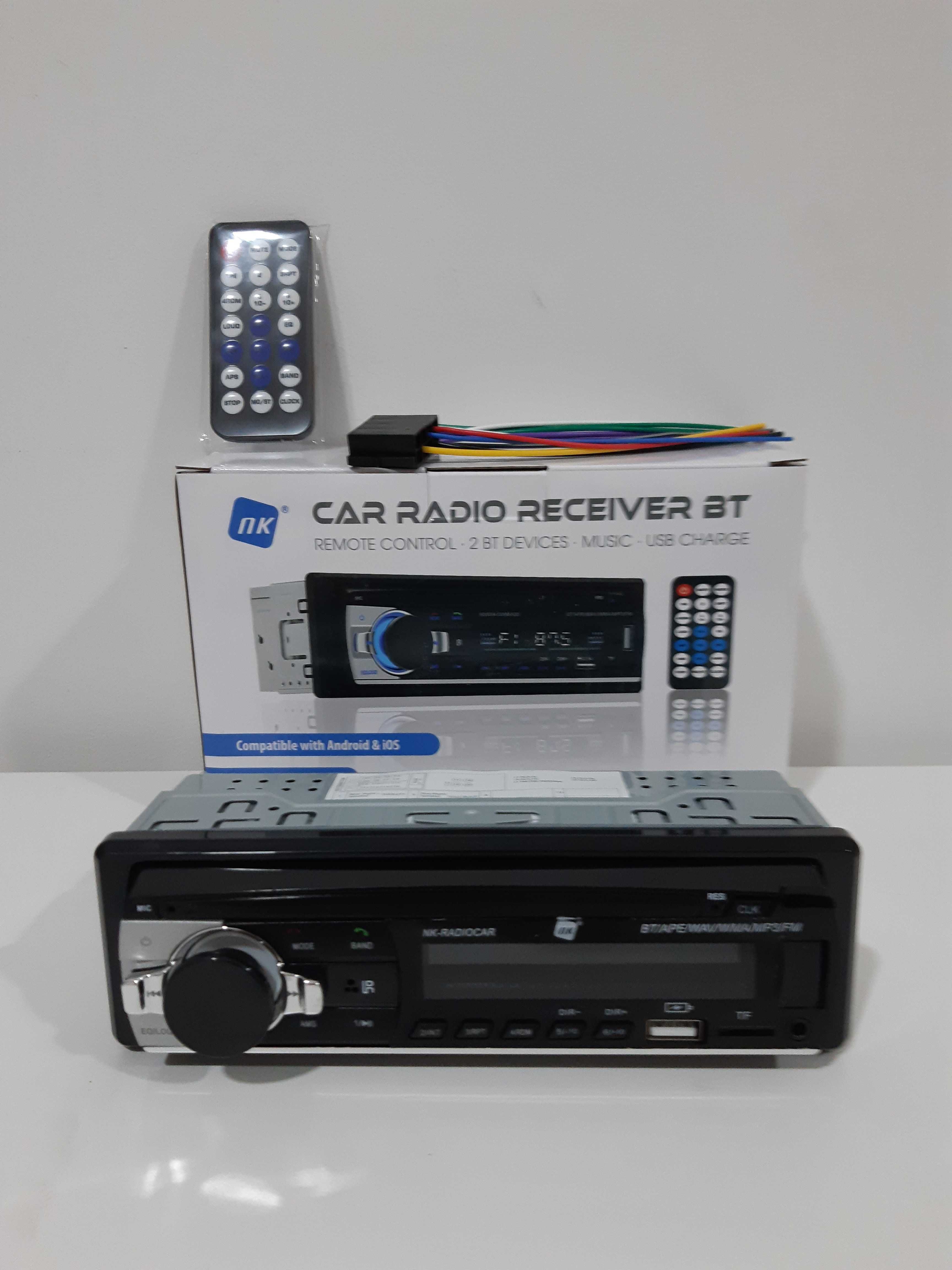 Auto-Rádio NK MP3 / Duplo USB / Bluetooth / Controlo Remoto (NOVO)