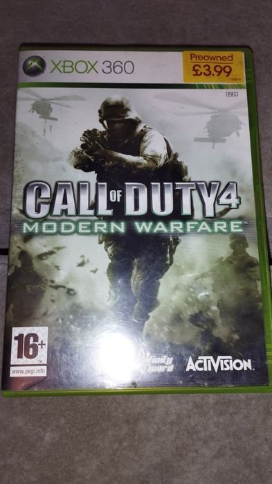 Gra na Xbox 360 call of duty 4
