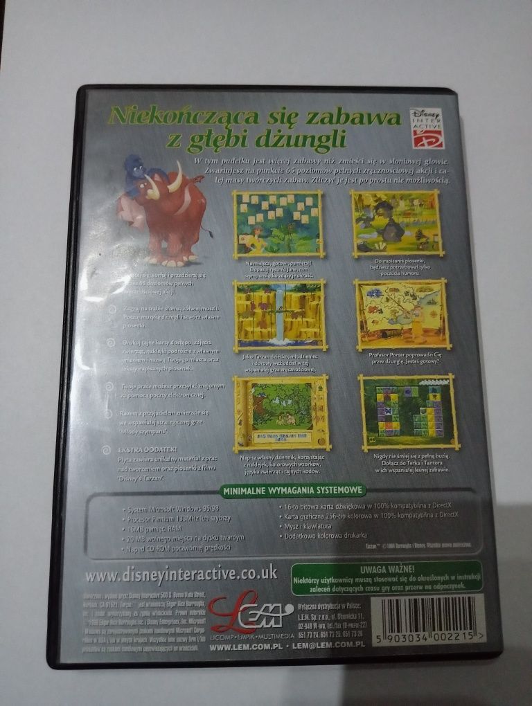 Tarzan Gra PC CD