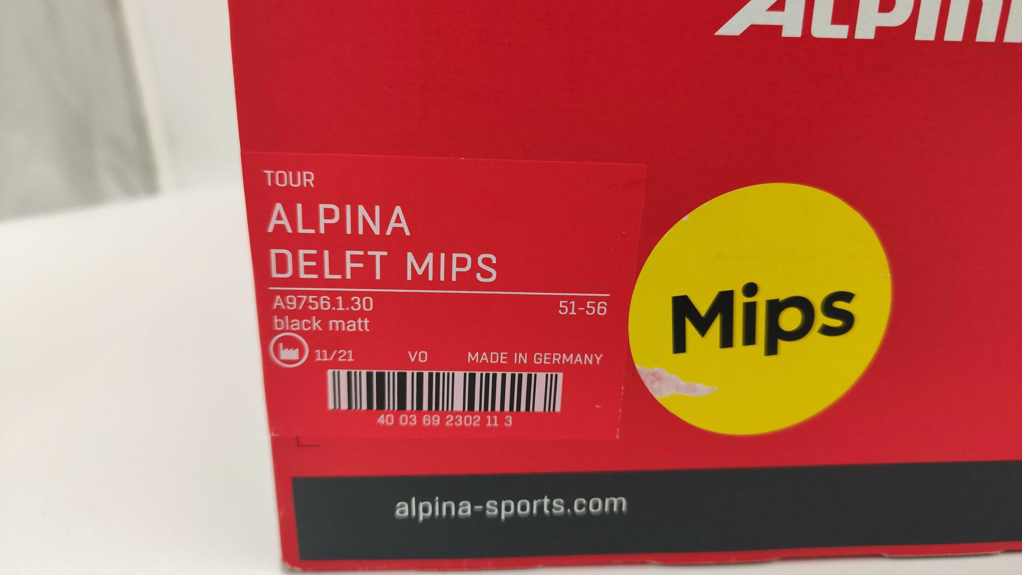 Kask rowerowy Alpina DELFT MIPS r.51-56cm(C12)