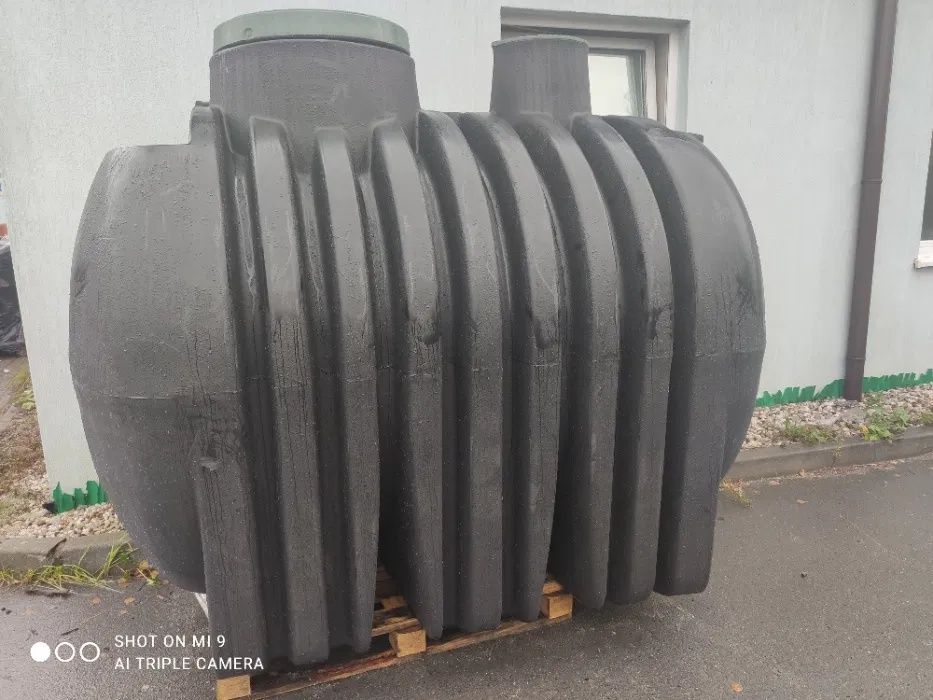 Zbiornik szczelny na deszczówkę,szambo,osadnik. Moja Woda. 4000l