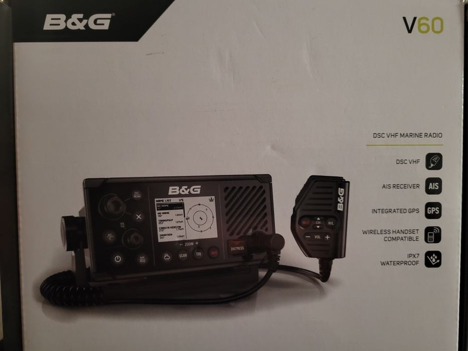 Radio morskie VHF B&G V60