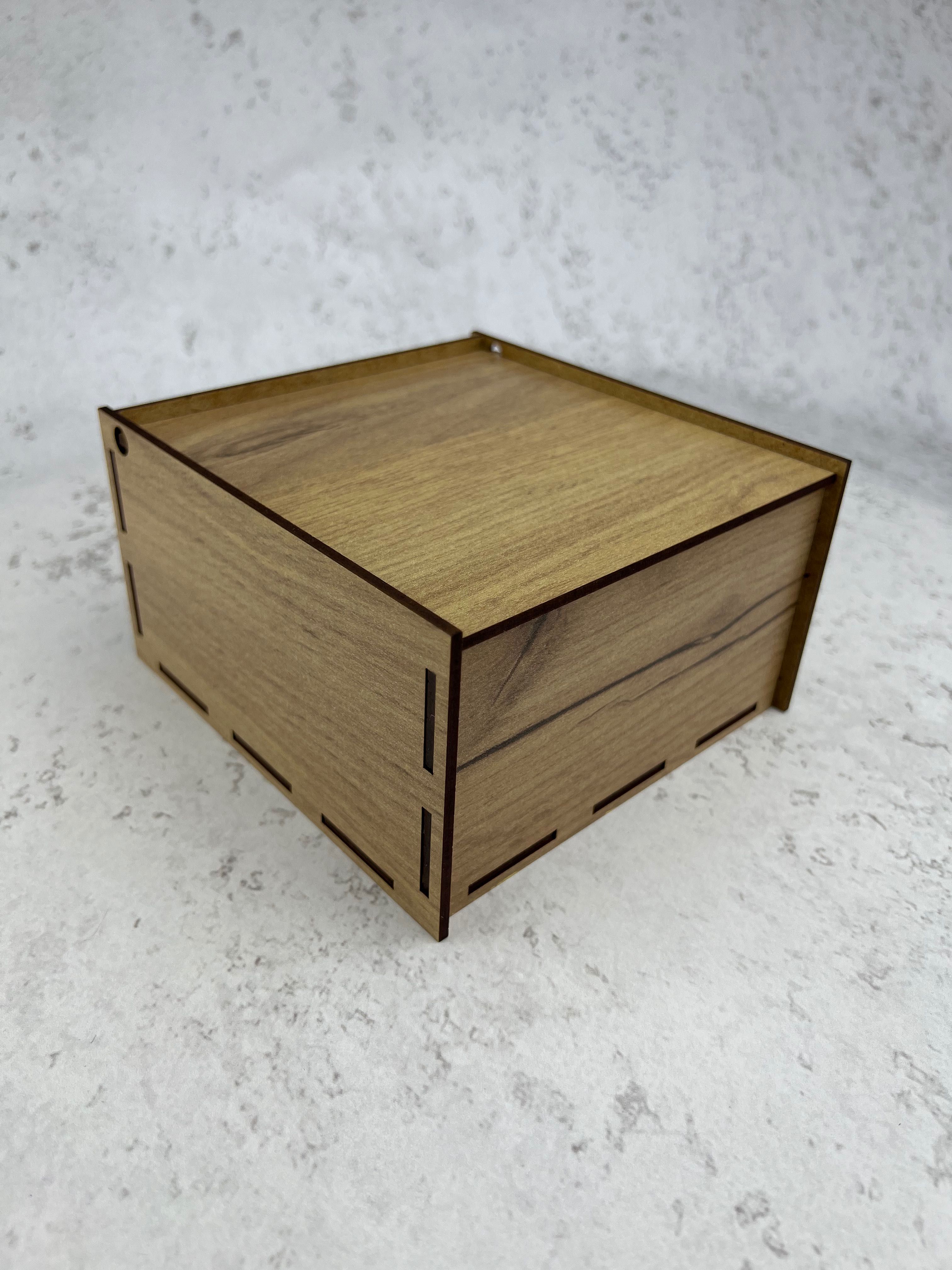 Подарочная коробочка из фанеры , Лазерная резка , Коробки из ДВП