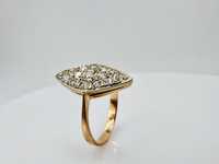 Золотое кольцо с бриллиантами «Маркиз»