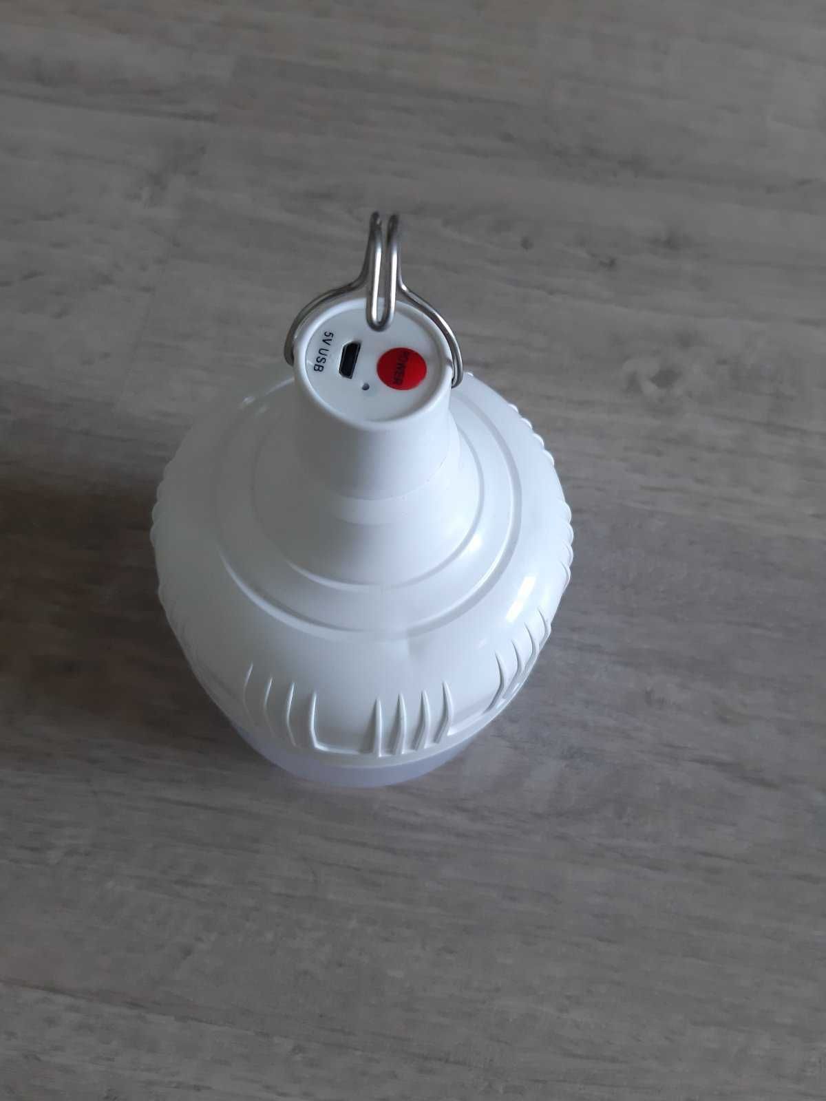 Акумуляторна лампа, LED лампа кемпінгова, на гачку 100W 19*12 см