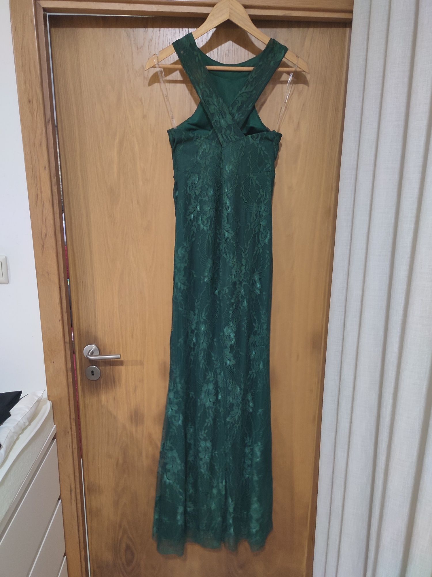 Vestido cerimónia/festa verde