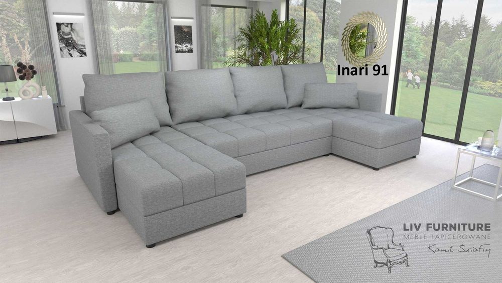 NOWY Narożnik Rogówka DOMINO U z funkcją spania KUPUJESZ U PRODUCENTA!