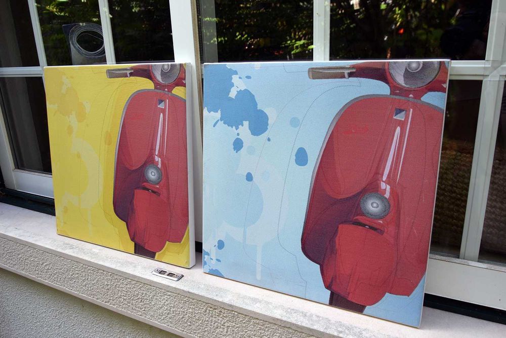 Quadros Telas de Vespa Piaggio