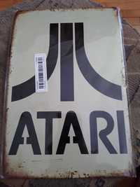 Atari Logo Duże 20x30 Metal Nowe Folia