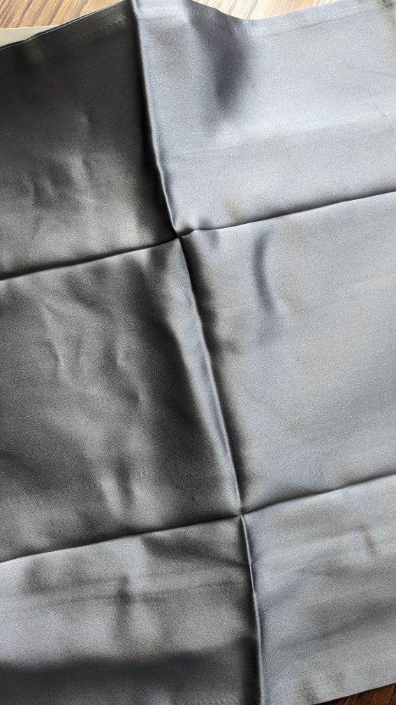 НОВА 100% Шовкова наволочка 40x40cm Dark Grey