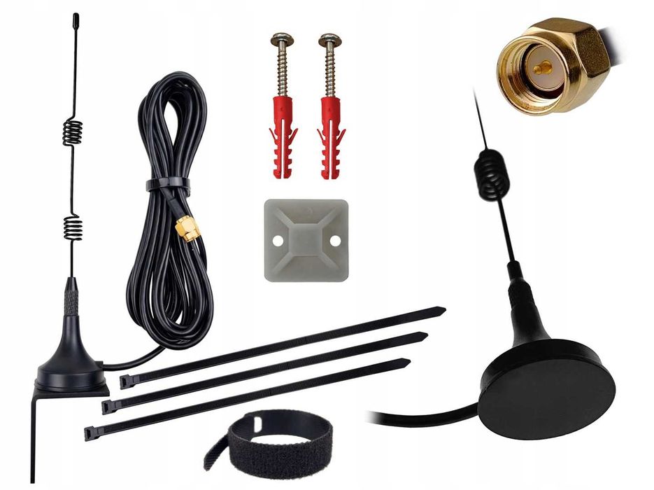 antena do bramy zwiększająca zasięg pilota 433mhz uniwersalna garażu