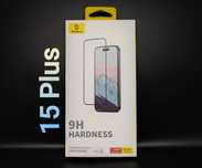 Защитное стекло Baseus для Apple iPhone 15 Plus. Премиум качество. Опт