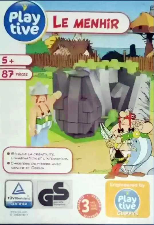 Playtive Klocki Asterix i Obelix Menhir Zestaw 87 el.