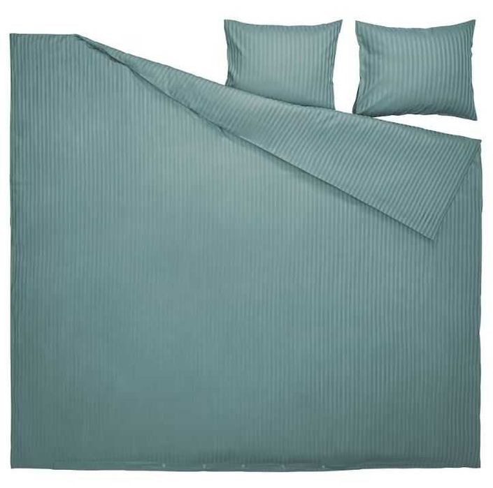 Komplet pościeli IKEA NATTJASMIN niebieskozielony 200x200