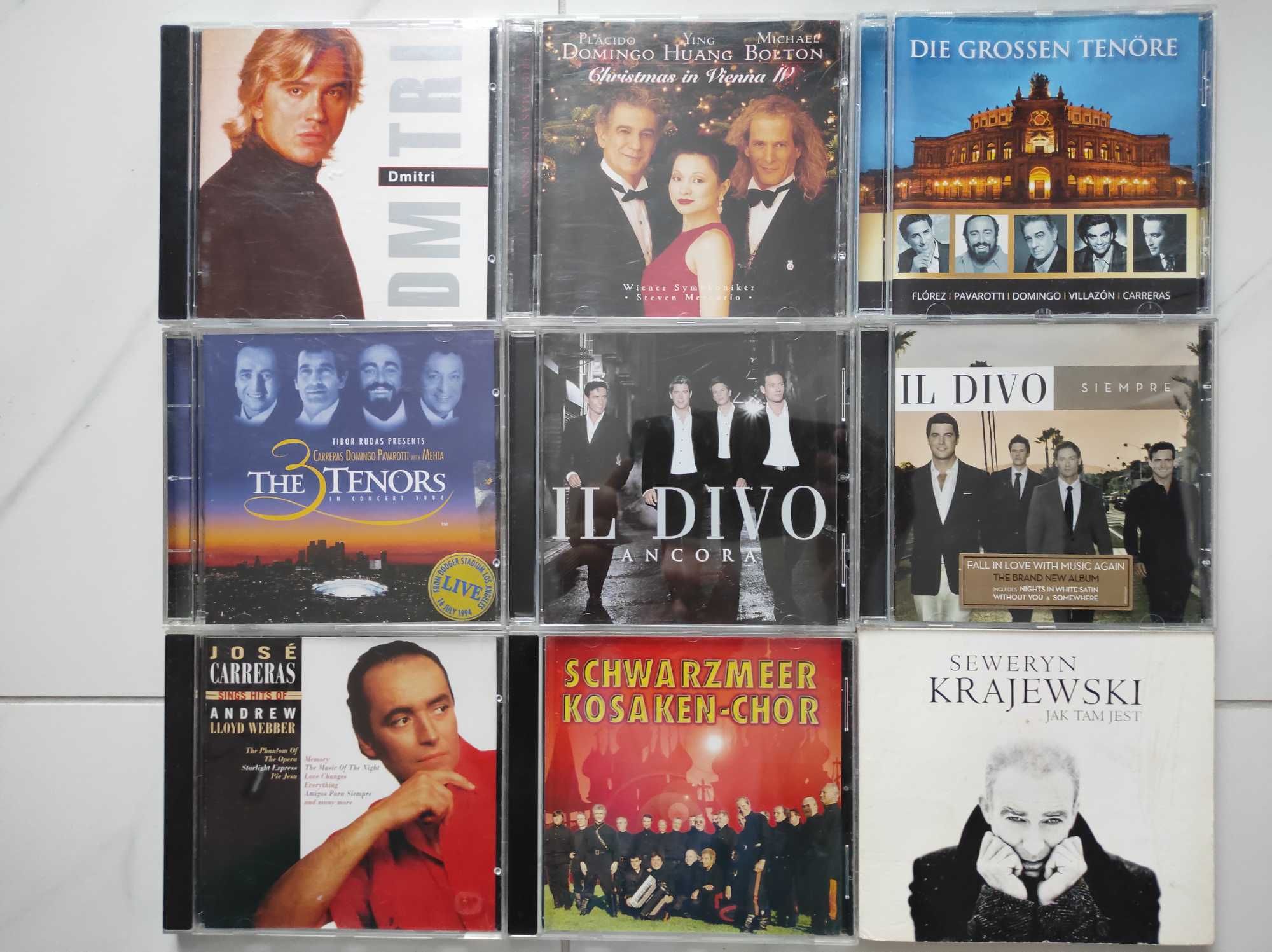 Płyty CD z nagraniami śpiewaków operowych