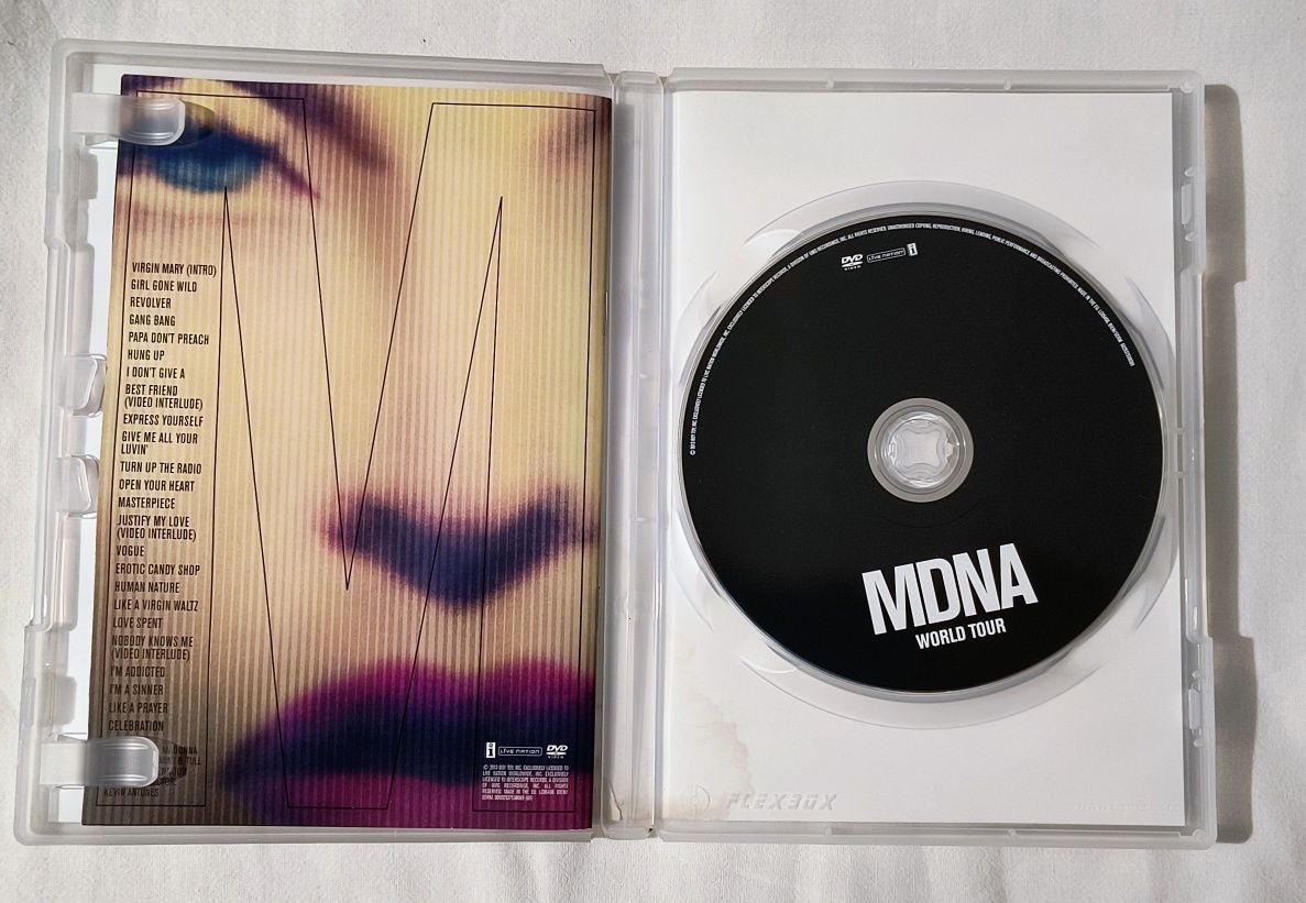 MDNA World tour Madonna DVD muzyczne