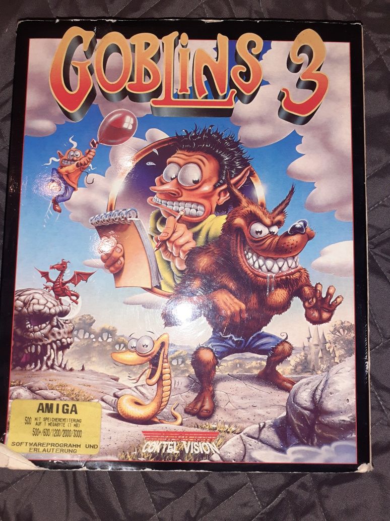 Goblins 3 Amiga box  unikat