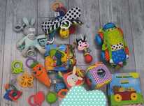 Zabawki sensoryczne dla niemowlaka. Lamaze, Bali Bazoo, Canpol Babies