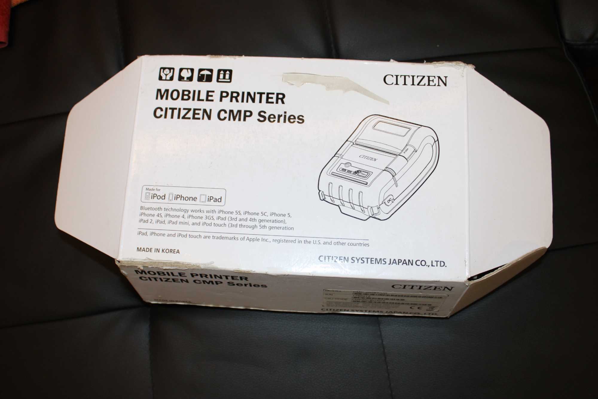 Citizen CMP-20II, 8 pontos/mm (203dpi), CPCL, USB, RS232