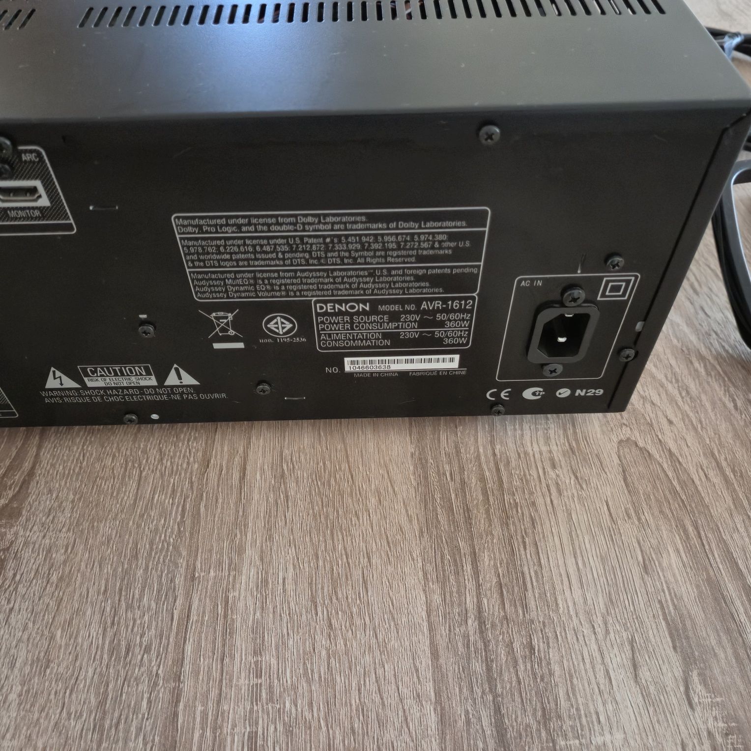 Amplituner DENON AVR-1612