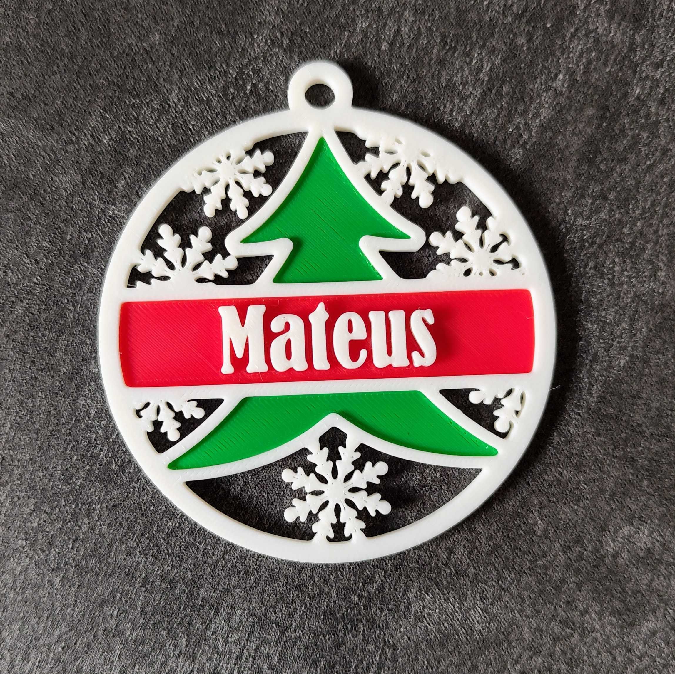 Bolas de Natal com nome a escolha NOVAS