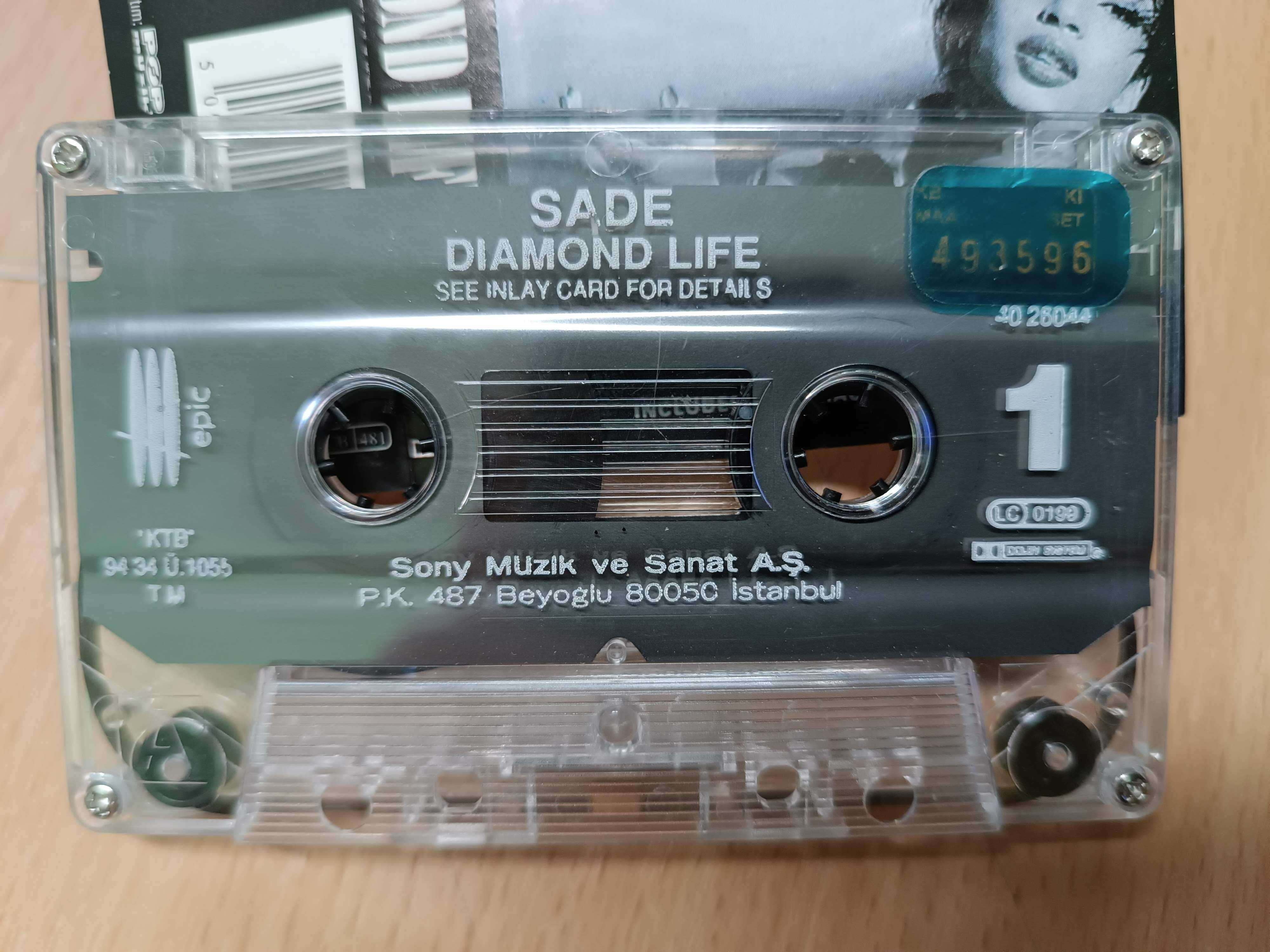 Аудиокассета фирменная Sade – Diamond Life
