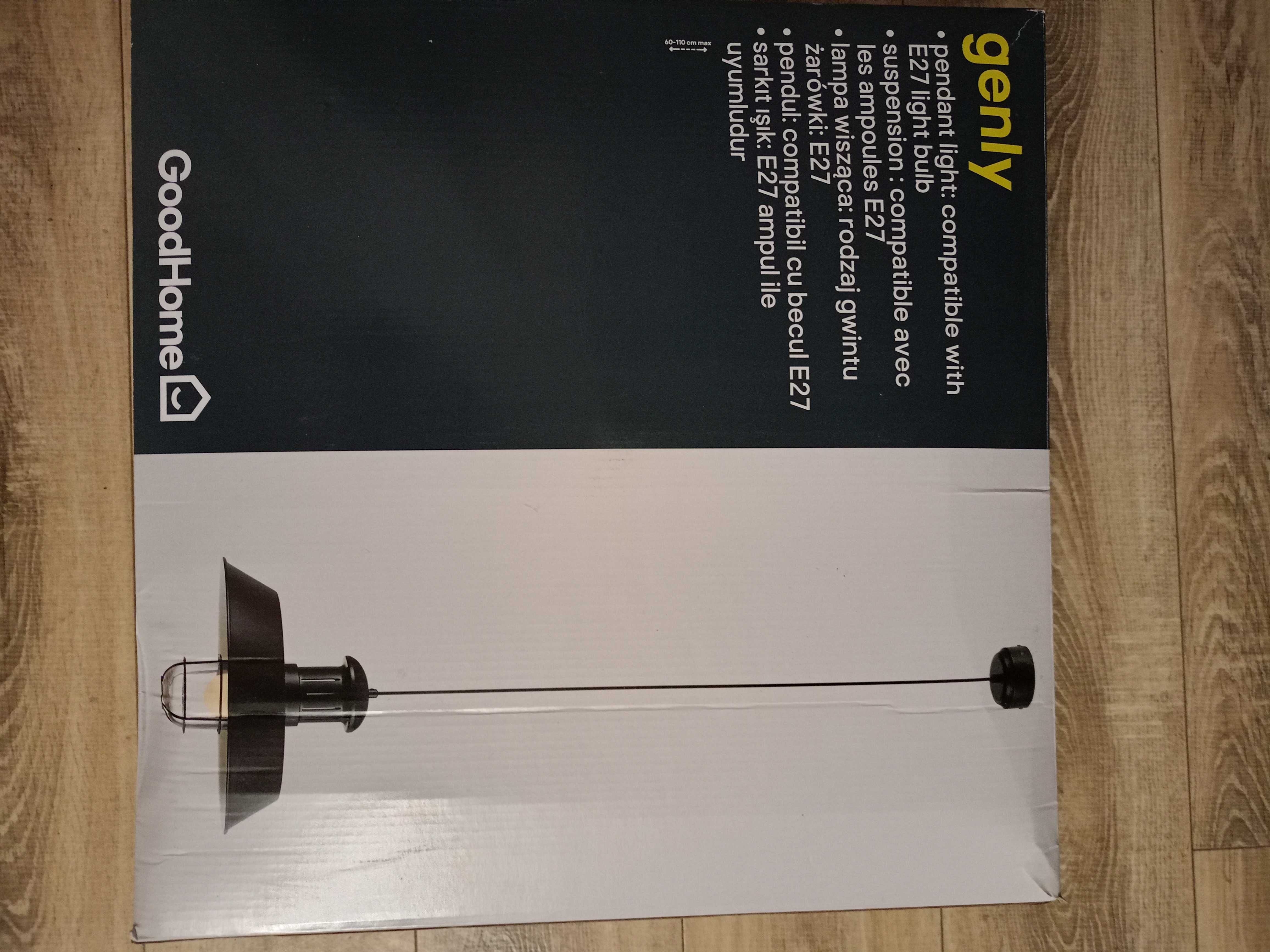 Lampa wisząca metalowa
