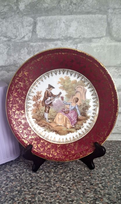 Limoges France Talerz dekoracyjny