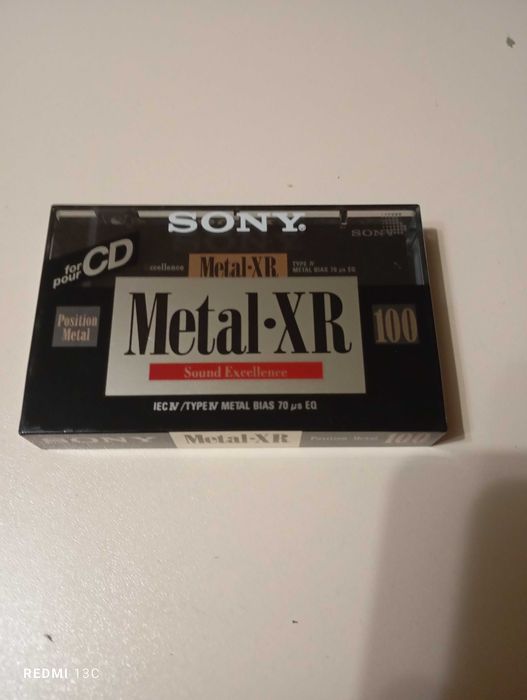 Аудиокассета Sony metal xr 100