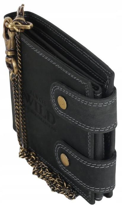 duży, skórzany portfel męski z systemem rfid - always wild