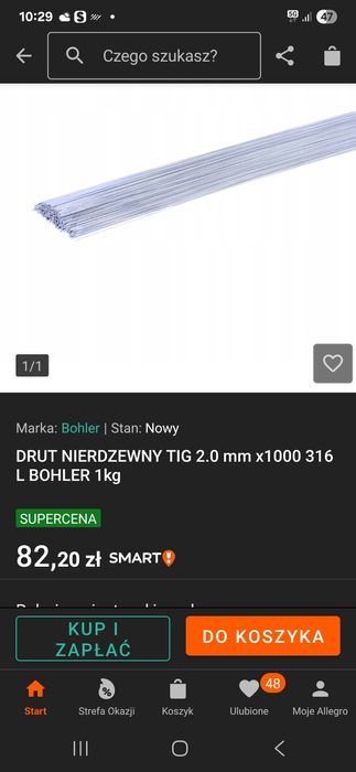 Drut spawalniczy Thermanit GE 316L