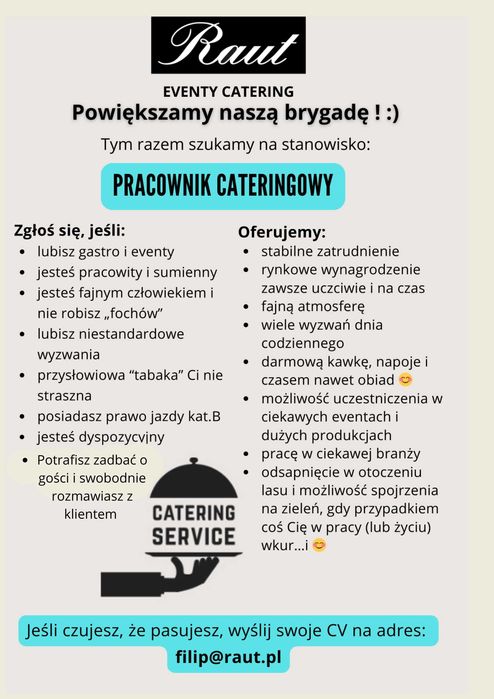 CATERING Eventy Obsluga