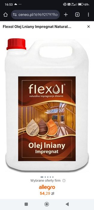 Olej lniany impregnat